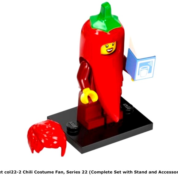 Lego Series 22 🌶️Chili Costume Fan🌶️ - Picture 6 of 6